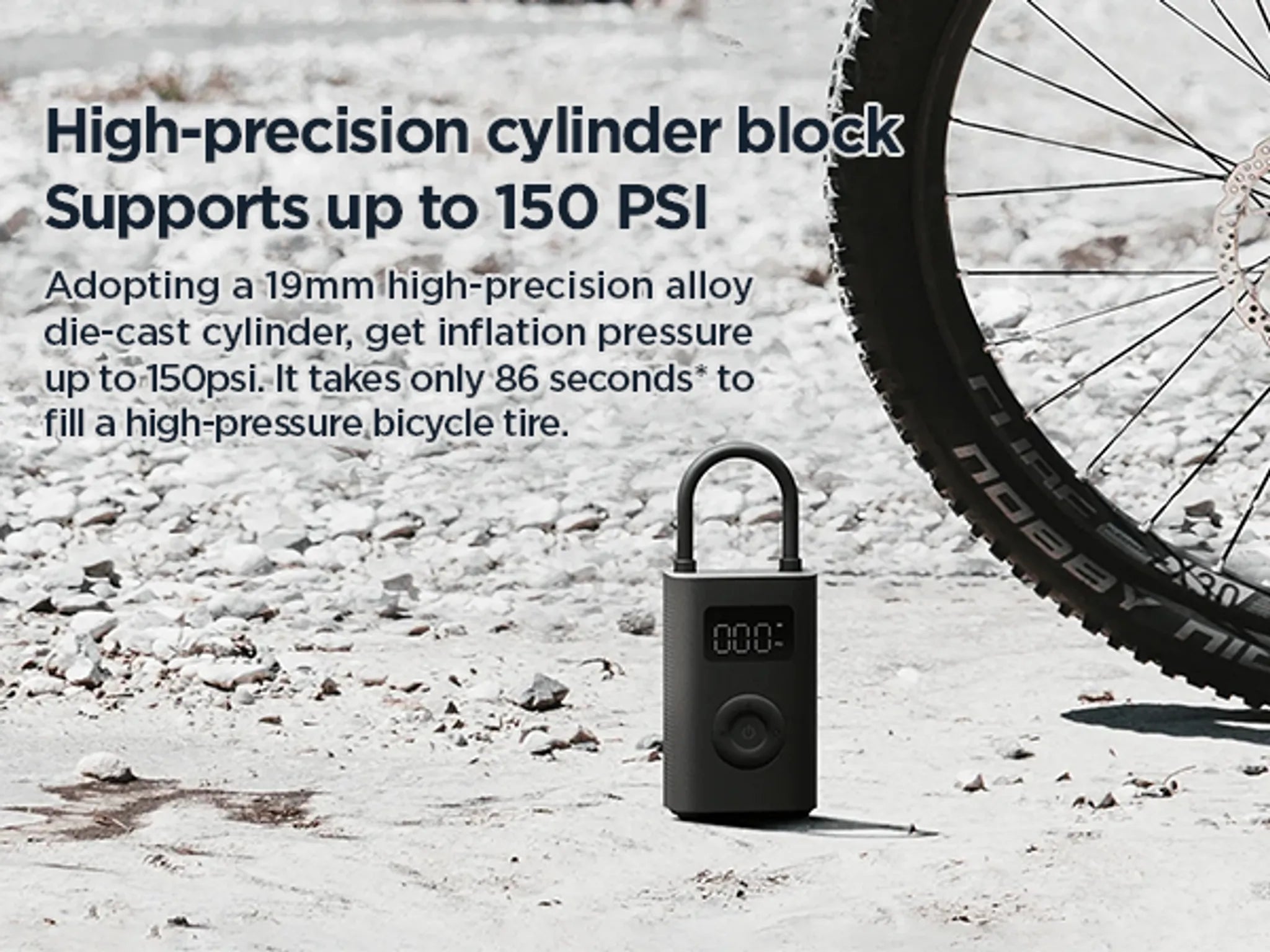 Mijia 2 Tragbarer Elektro-Kompressor - 25% Mehr Leistung, 10.3 Bar & Smart-Display