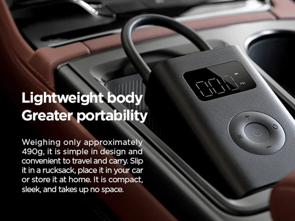 Mijia 2 Tragbarer Elektro-Kompressor - 25% Mehr Leistung, 10.3 Bar & Smart-Display