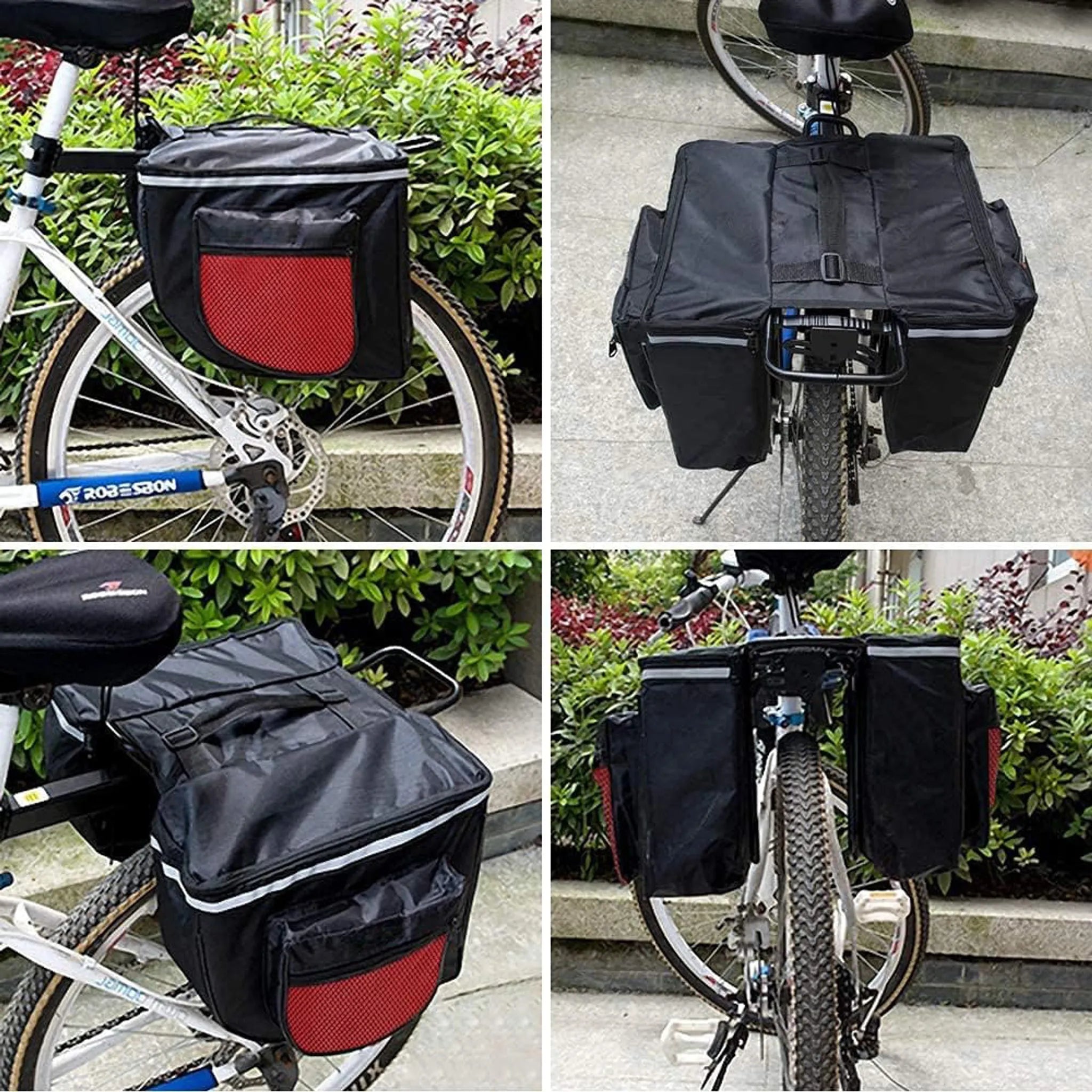Doppel Fahrradtasche, Fahrradträgertasche, Fahrradträger 21 L