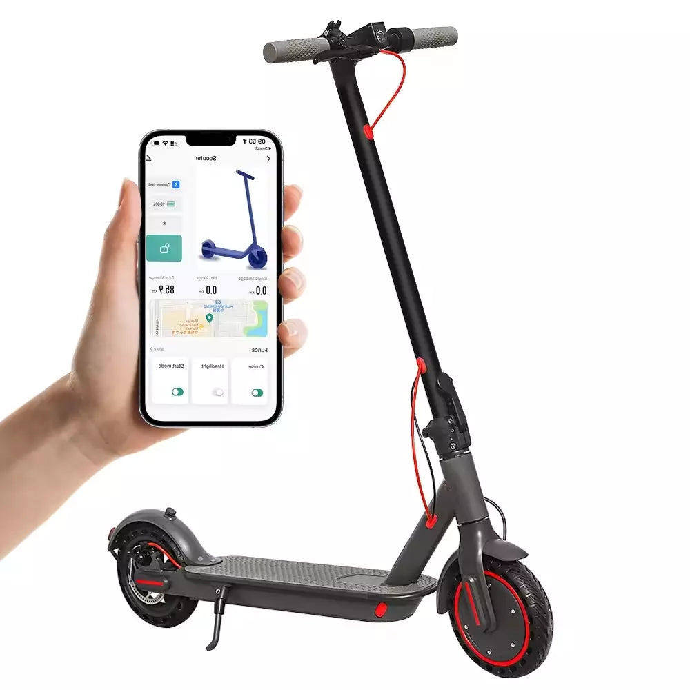 350W Elektroroller für Erwachsene – E-Scooter mit 30km Reichweite, Klappbar, LED Display, Straßenzulassung